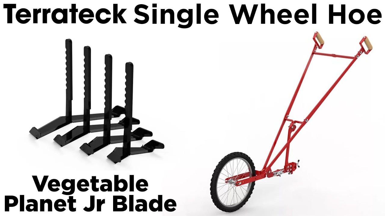 Vegetable Planet Jr Blade Overview: Terrateck Wheel Hoe Tooling