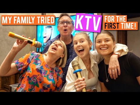 My family tried KTV for the first time.... at a hotpot restaurant!