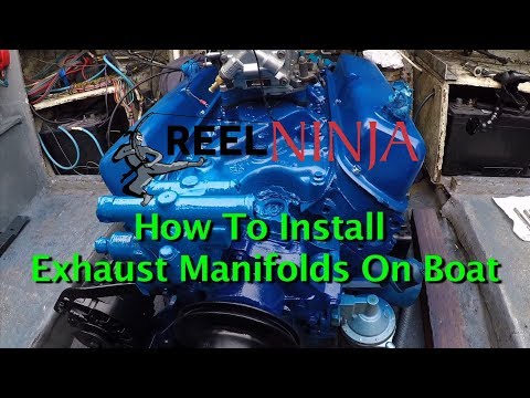 Boat - How To Install Exhaust Manifolds