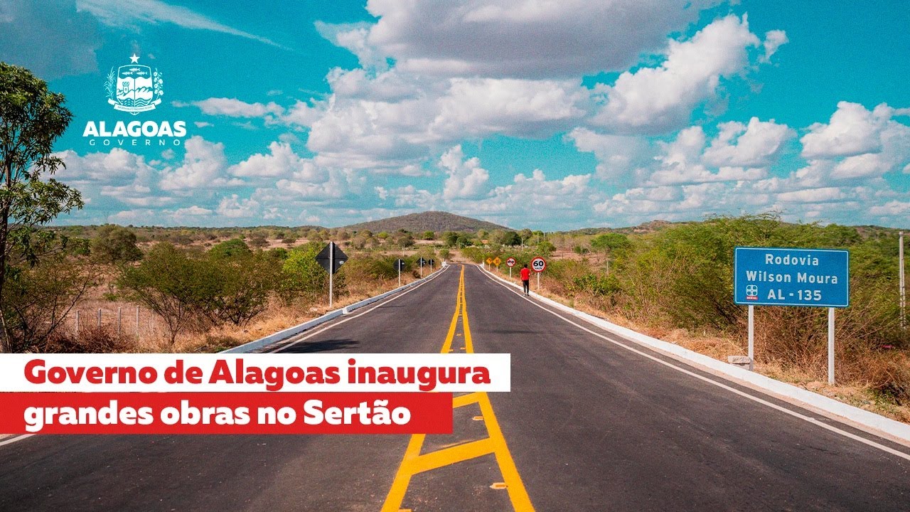 Governador entrega grandes obras no Sertão de AL