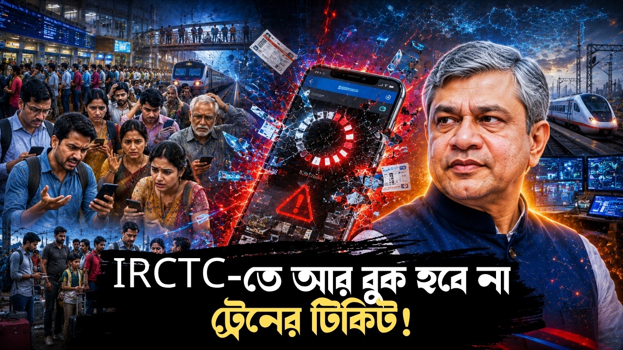 চলবে না IRCTC-র পুরানো অ্যাপ, বুক করা যাবে না ট্রেনের টিকিট! | New IRCTC App | Train Ticket Solution