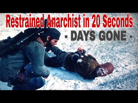 How to Restrain the Anarchist Spy (Best Rider) in 20 seconds in My Days Gone - DAYS GONE