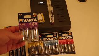 AA Battery testing: Varta primary (non-rechargeable) batteries