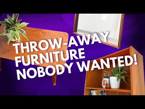 RESTORATION of THROW-AWAY Furniture Nobody Wanted!