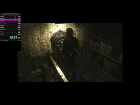 Resident Evil Zero HD Remaster Speedrun Wesker Mode 55:28min (door skip%)