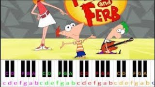 Phineas and ferb Piano Tutorial