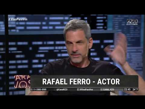 "No sé cómo estoy vivo después de tanto rock" Rafael Ferro en Vino Para Vos