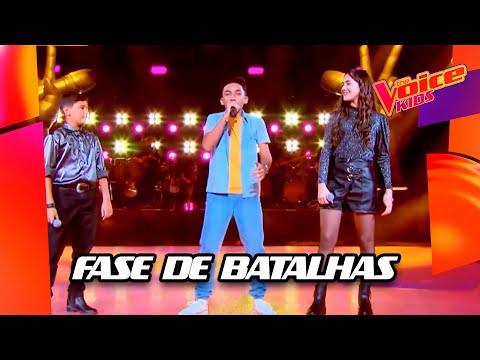 Lorenah, Luís Miguel e Mateus Cassemiro cantam “É o Amor” – The Voice Kids | 7ª Temporada