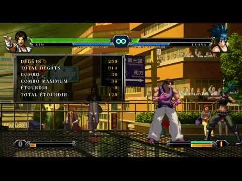 KOF XIII: Kim HD Combo 914 dmg 2 bars