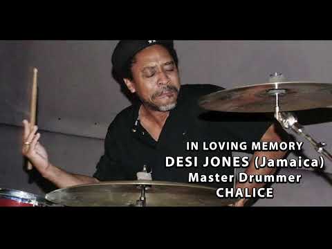 Reggaedrummer Steady Freddy - tribute to Desi Jones "Good to be there"by Chalice