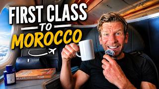 Flying to Morocco First Class heading to Marrakesh to stay in a Riad in the Medina!