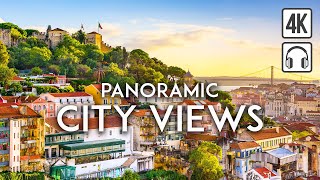 BEST CITY VIEWS Around the World | TOP 10 Panoramic Views in One Walking Tour [4K Ultra HD/60fps]