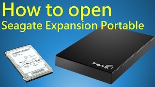 How to open Seagate Expansion Portable Hard Drive