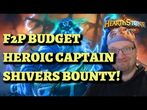 F2P Budget HEROIC Captain Shivers for Hooktusk Equipment (Hearthstone Mercenaries bounty guide)