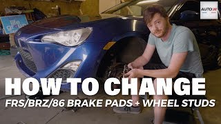 How To Quickly Change FRS Brake Pads and Wheel Studs