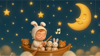 Row Row Row Your Boat (Music Box) | 3 Hours Relaxing Baby Sleep Music | Lullaby for Babies