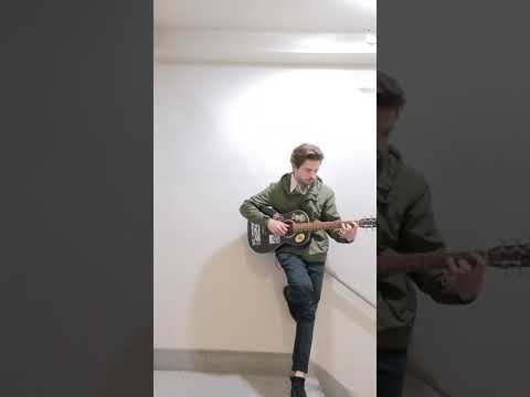 I want you to help me live - Bonjour cover in a stairwell