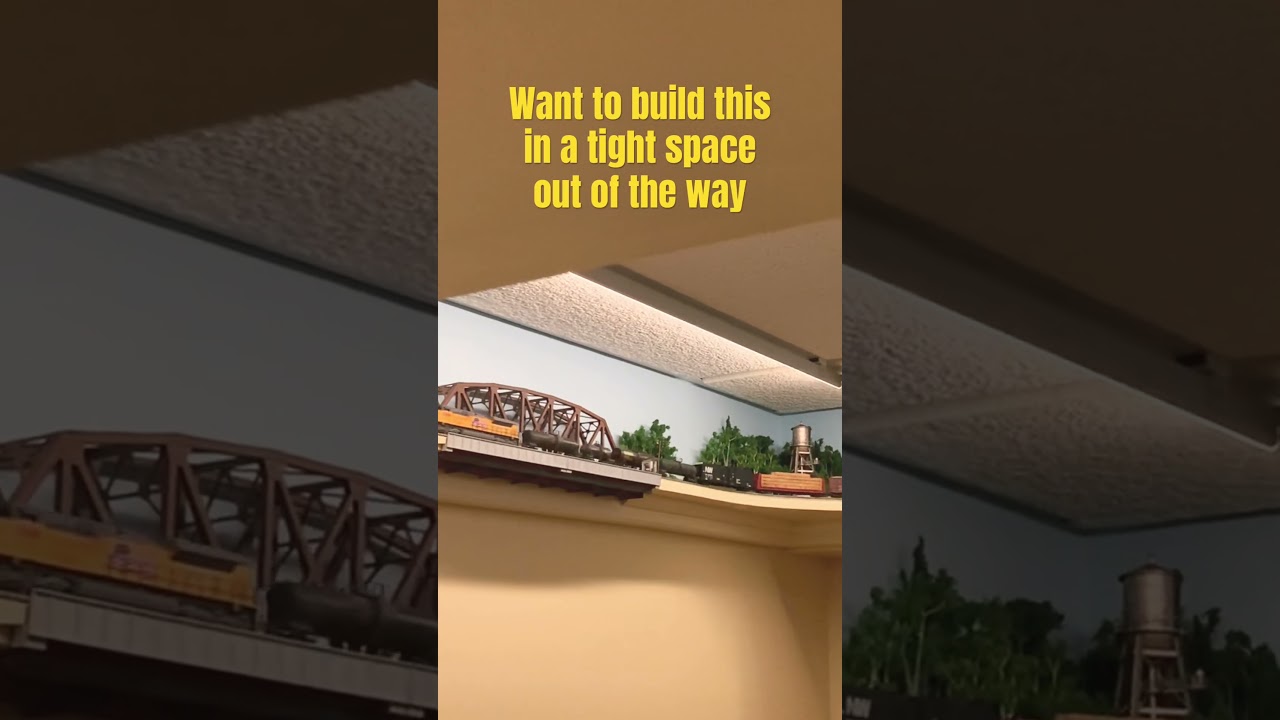 Let me show you how I built this shelf layout in a small out of the way area of my office.