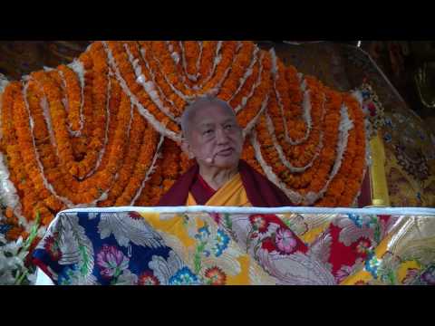 20151204 0945 LZR Kopan, Nepal - Buddha object of Refuge.Guru devotion. Preliminaries. Spirit harm