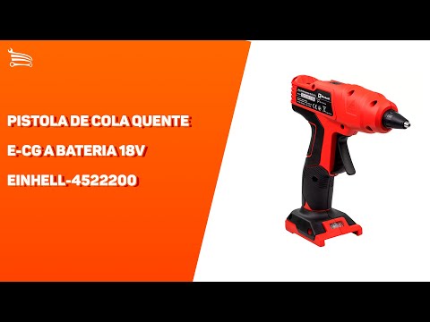 Pistola de Cola Quente TE-CG a Bateria 18V EINHELL-4522200 - Video