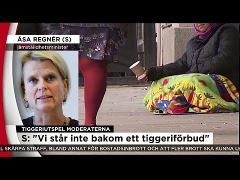Åsa Regnér (S): "Vi står inte bakom ett tiggeriförbud" - Nyheterna (TV4)