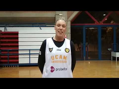 Sara Zaragoza, pívot del UCAM Probelte Jairis, habla del Movistar Estudiantes de LF2