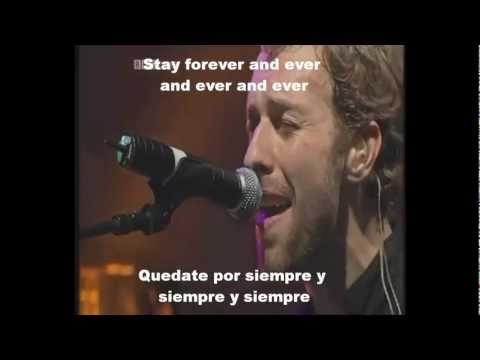 Coldplay - Can't get you out of my head- *Subtitulado*/' Lyrics. Live Glastonbury 2005'.