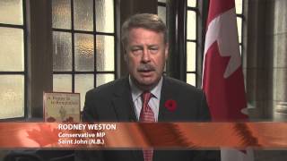 Rodney Weston Remembrance Day Message