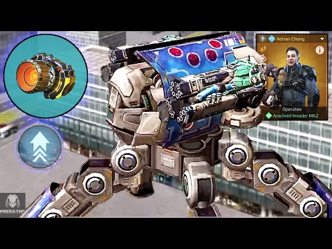 The Jumping Raijin Going On A Kill-Streak With Fully Maxed Pilot Skills | Leaping Spider Bot Killer