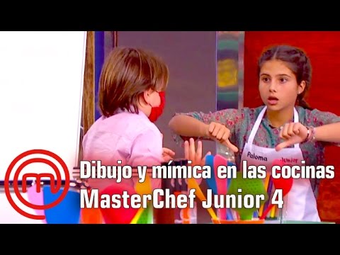 Dibujo y mímica en las cocinas | MasterChef Junior 4 | Programa 3