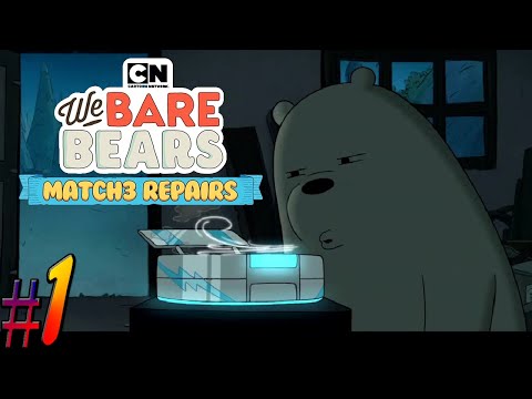 We Bare Bears Match3 Repairs Gameplay walkthrough (Level 1 - 7) Part #1