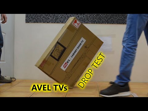 Drop test telewizorów AVEL w oryginalnym opakowaniu