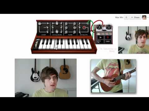 Max Min - Out of time (played on Google Moog)