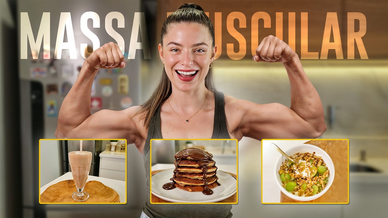 3 CAFÉS DA MANHÃ PARA GANHAR MASSA MUSCULAR | RÁPIDO E SAUDÁVEL