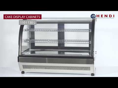 Hendi refrigerated cake display cabinets