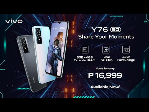 vivo Y76 5G | Share Your Moments with Great Performance - Available Now!