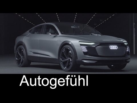 Audi electric SUV concept e-tron Sportback - Preview