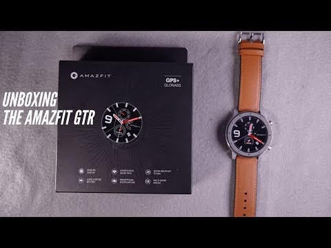 Amazfit GTR 47mm Stainless Steel Unboxing