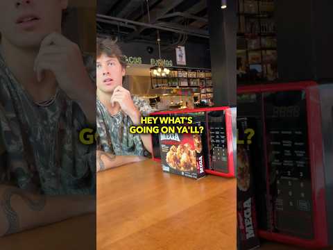 MICROWAVE MEAL INSIDE A FANCY RESTAURANT