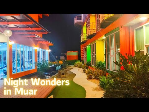 Container Wonderland da Malásia: uma noite mágica no Muar PPT Hotel | Maravilhas noturnas em Muar