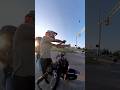 Biker Confronts Man Hitting Girl Undisclosed Moto