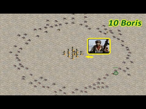 10 Boris vs 100 Drones - Red Alert 2