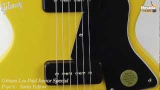 Video thumbnail for Gibson Les Paul Junior Special P90's in Satin Yellow - Quick Look @ Nevada Music UK by PMTV Portsmouth