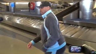 Charles Barkley Walks With A Limp At LAX, Talks Oscars, Tiger Woods, A-Rod And Kobe