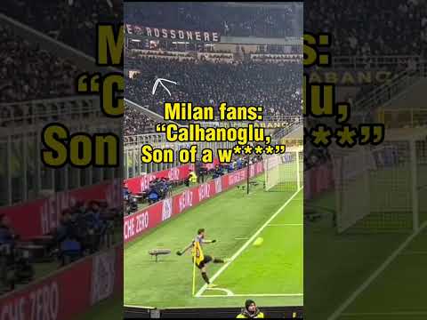 Calhanoglu silences AC Milan fans 🤫 🇹🇷 