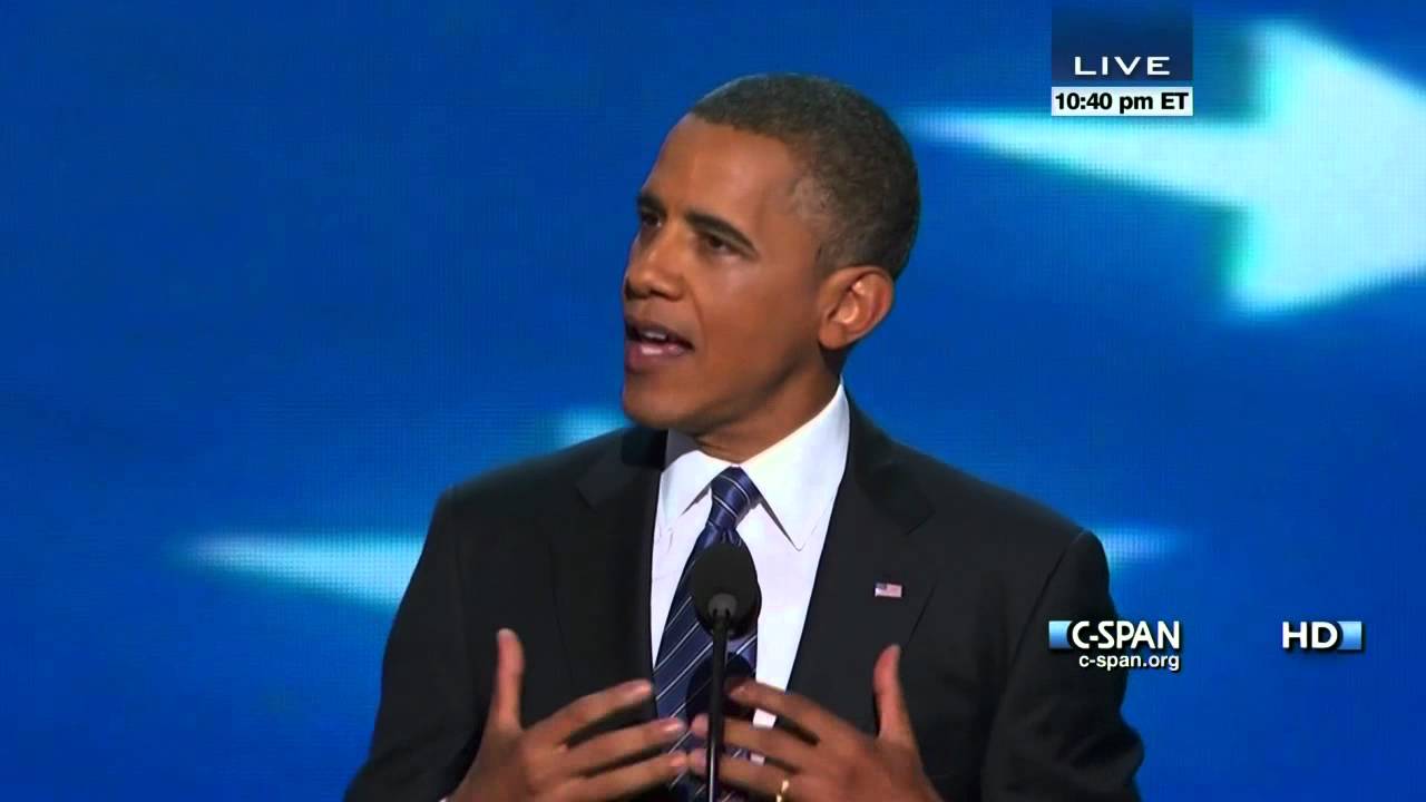 President Obama Acceptance Speech at 2012 Democratic National Convention (C-SPAN) - Full Speech