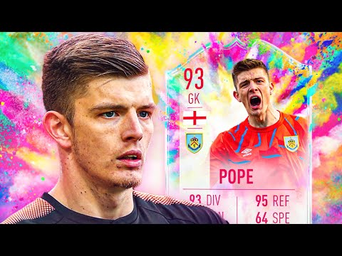 CAN HE PLAY STRIKER THOUGH?! 👀 93 SUMMER HEAT POPE PLAYER REVIEW! - FIFA 20 Ultimate Team