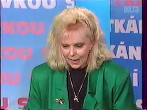 Hana Zagorová v pořadech Setkání s obrazovkou a Aktuality (1991)