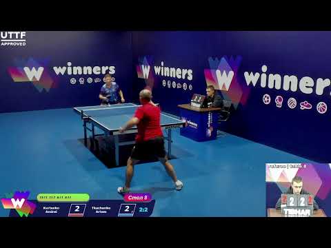 Kurtenko Andrei - Tkachenko Artem. WINners CUP Table Tennis 8 1.01.2021 11:45