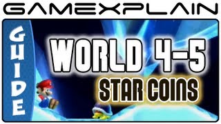 New Super Mario Bros. U - Frosted Glacier-5 Icicle Caverns Star Coins Guide